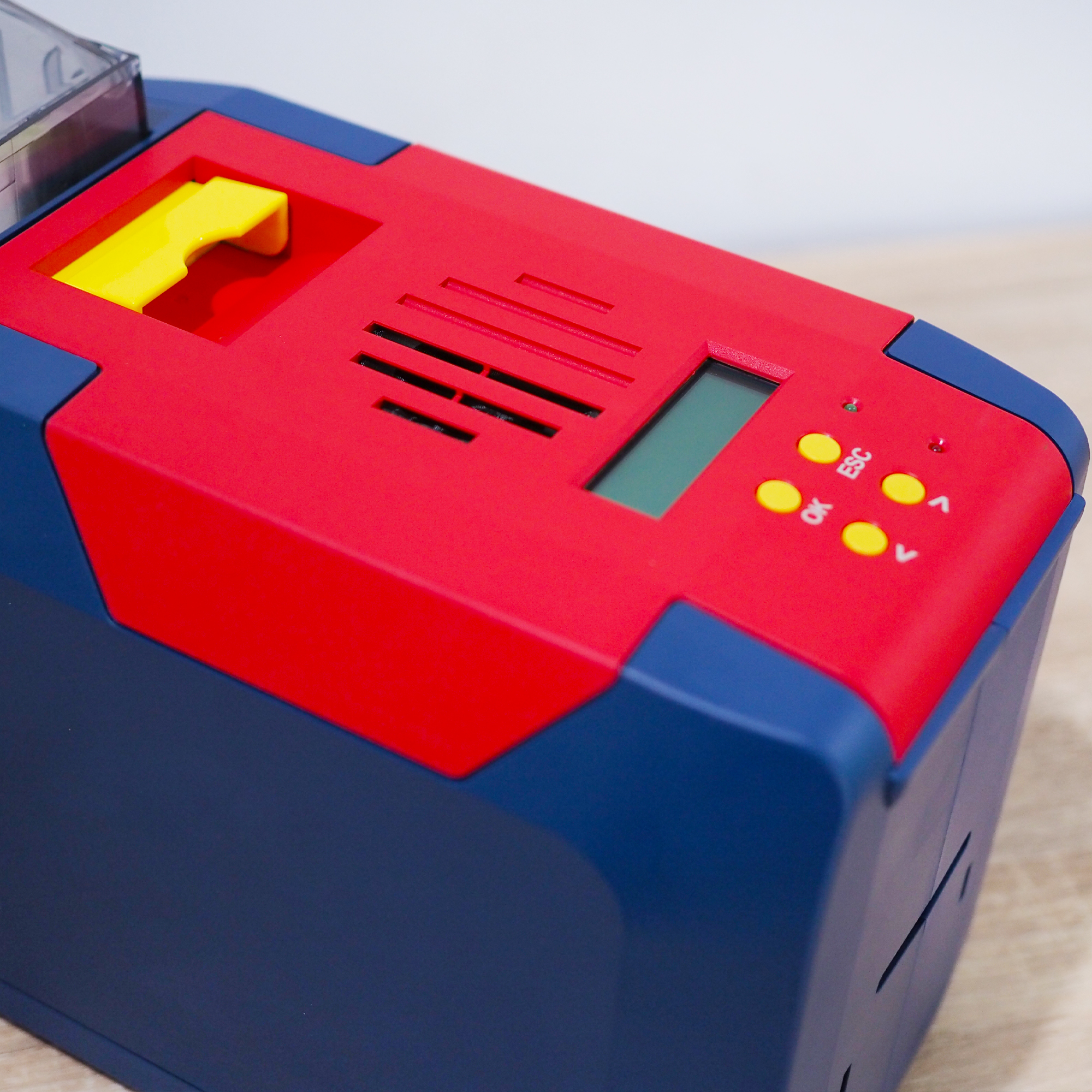 เครื่องพิมพ์บัตรพลาสติก เครื่องพิมพ์บัตรพนักงาน บัตรข้าราชการ บัตรประจำตัว บัตรนักเรียน Card printer Thermal dye-sublimation direct to card Seaory S21