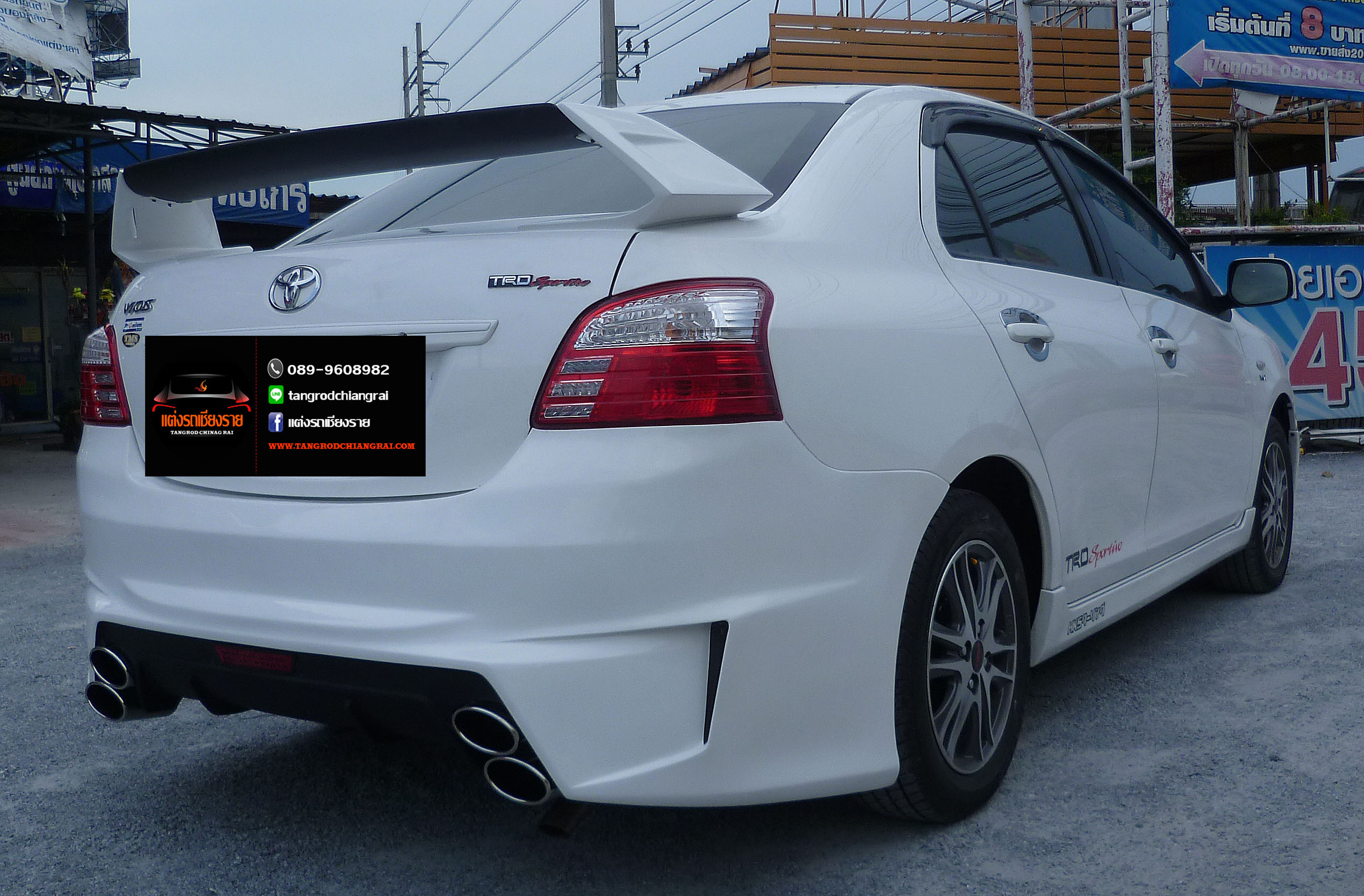 สปอยเลอร์ Kaimera Style สำหรับ Vios 2007-2012