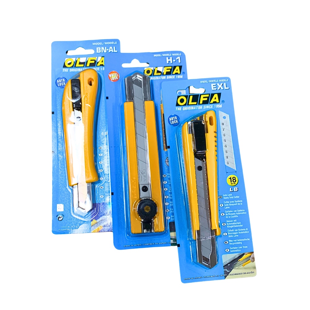 คัตเตอร์ สำหรับตัดไม้ งานช่าง OLFA รุ่น BN-AL/H-1/EXL/CK-1/CK-2