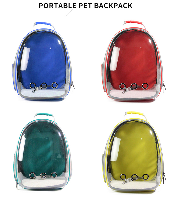 กระเป๋าเป้แมว / กระเป๋าเป้สุนัข แบบใส มี 4 สี แถมฟรี!! พัดลมด้วยคะ