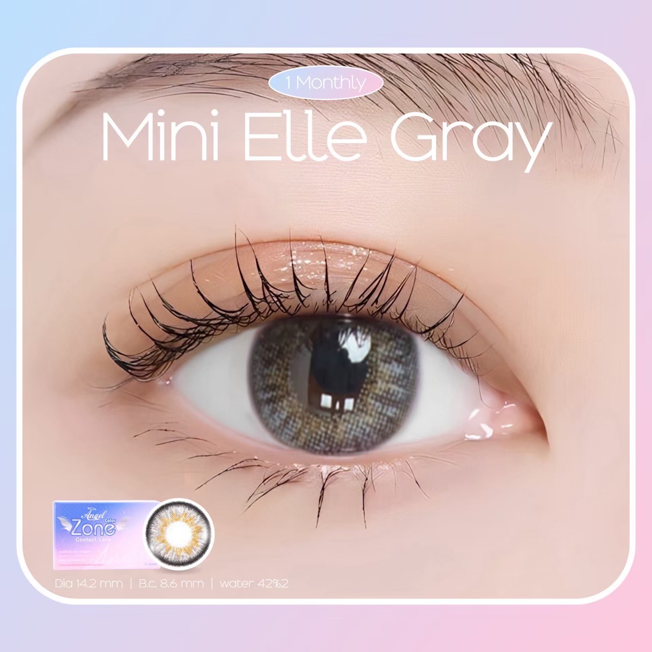 AZ008 รุ่น 14.2 Mini Elle Gray Step 0 AZ Y