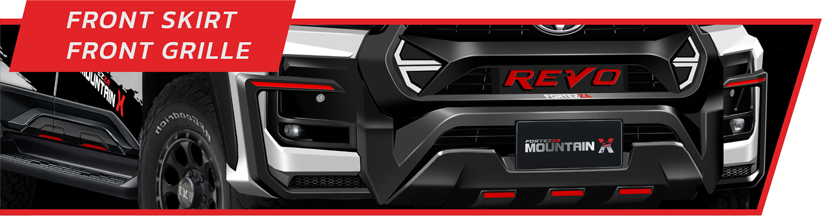 ชุดแต่ง MOUNTIAN X REVO 2020 ตัวสูง