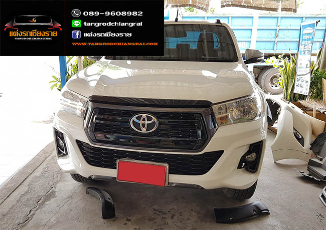 ชุดแต่ง แปลงกันชนหน้า REVO ROCCO 2018