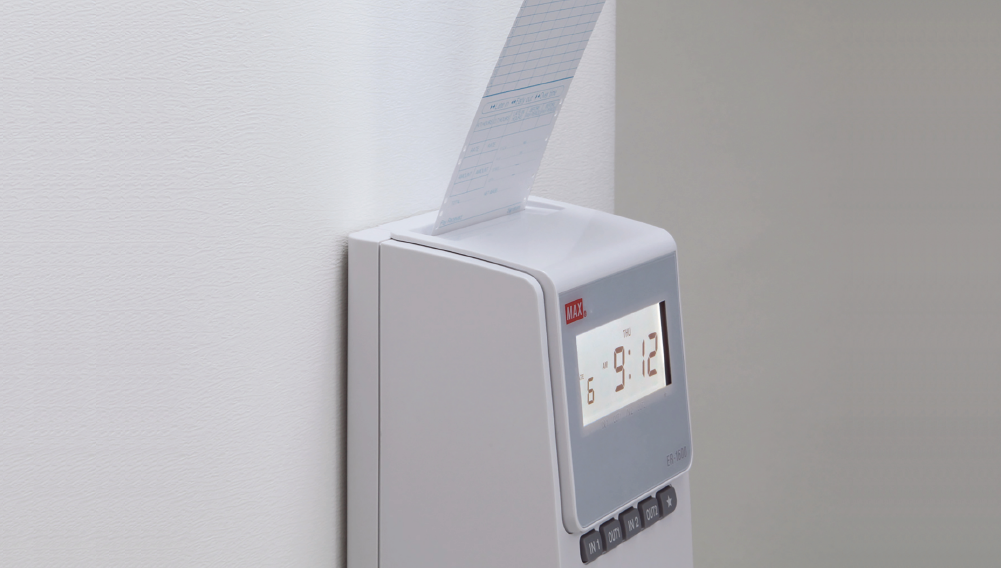 เครื่องตอกบัตรอิเล็กทรอนิกส์ แม็กซ์ ER-2700C รับประกันเครื่อง 1 ปี