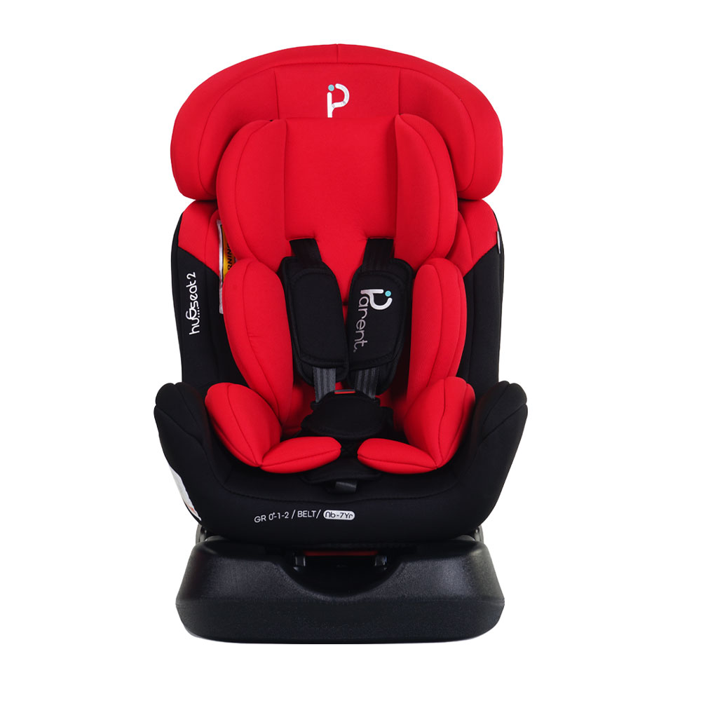 คาร์ซีท Parent รุ่น Hugseat-2 สำหรับเด็กแรกเกิด - 7ปี รับประกัน 3 ปี สีเทา