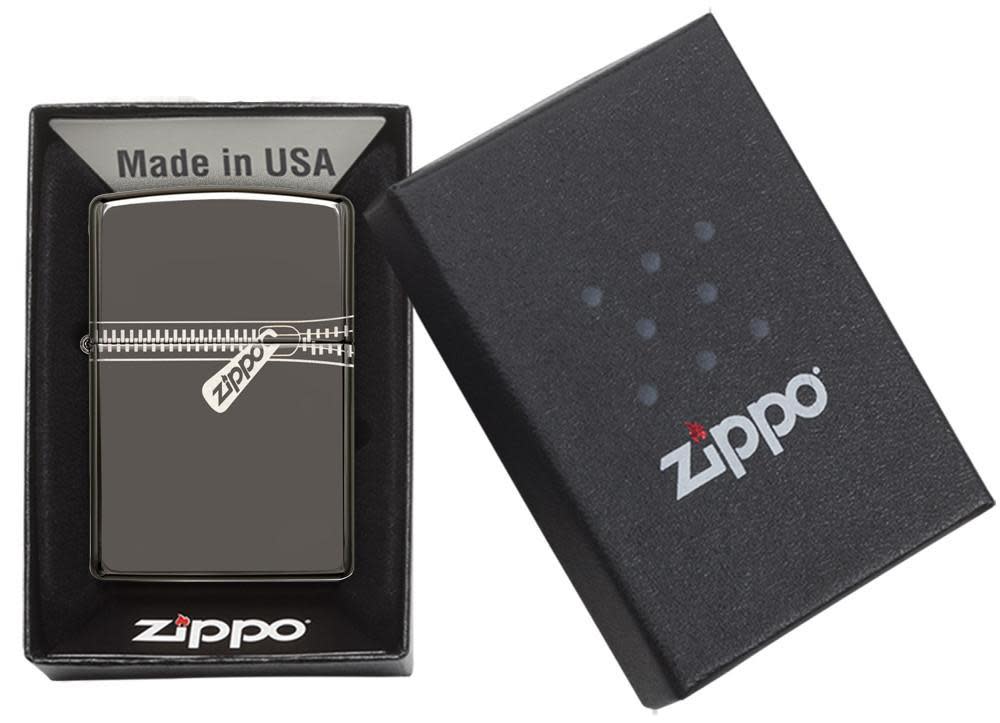 Zippo 21088 Zipped Black Ice