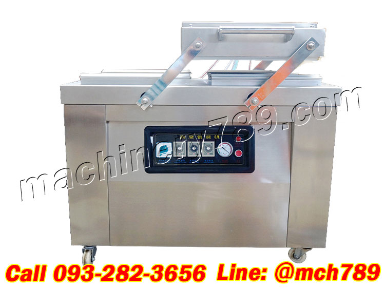 เครื่องซีลสูญญากาศ2หลุม รุ่น400/900W เครื่องดูดสูญญากาศ เครื่องซีลพลาสติก เครื่องซีลสูญญากาศ เครื่องแพ็คสูญญากาศ เครื่องแพ็คถุง เครื่องแพ็คถุงสูญญากาศ 2-Hole Vacuum Sealer Manual Control Packing Machine