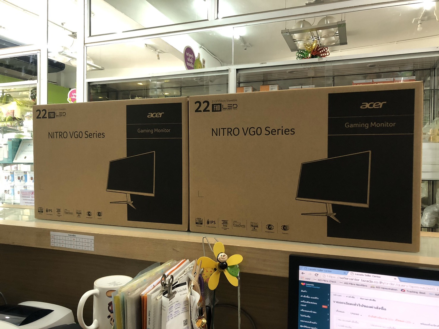 ACER Gaming LED 21.5" VG220Q (IPS,75 Hz) ประกันศูนย์ไทย