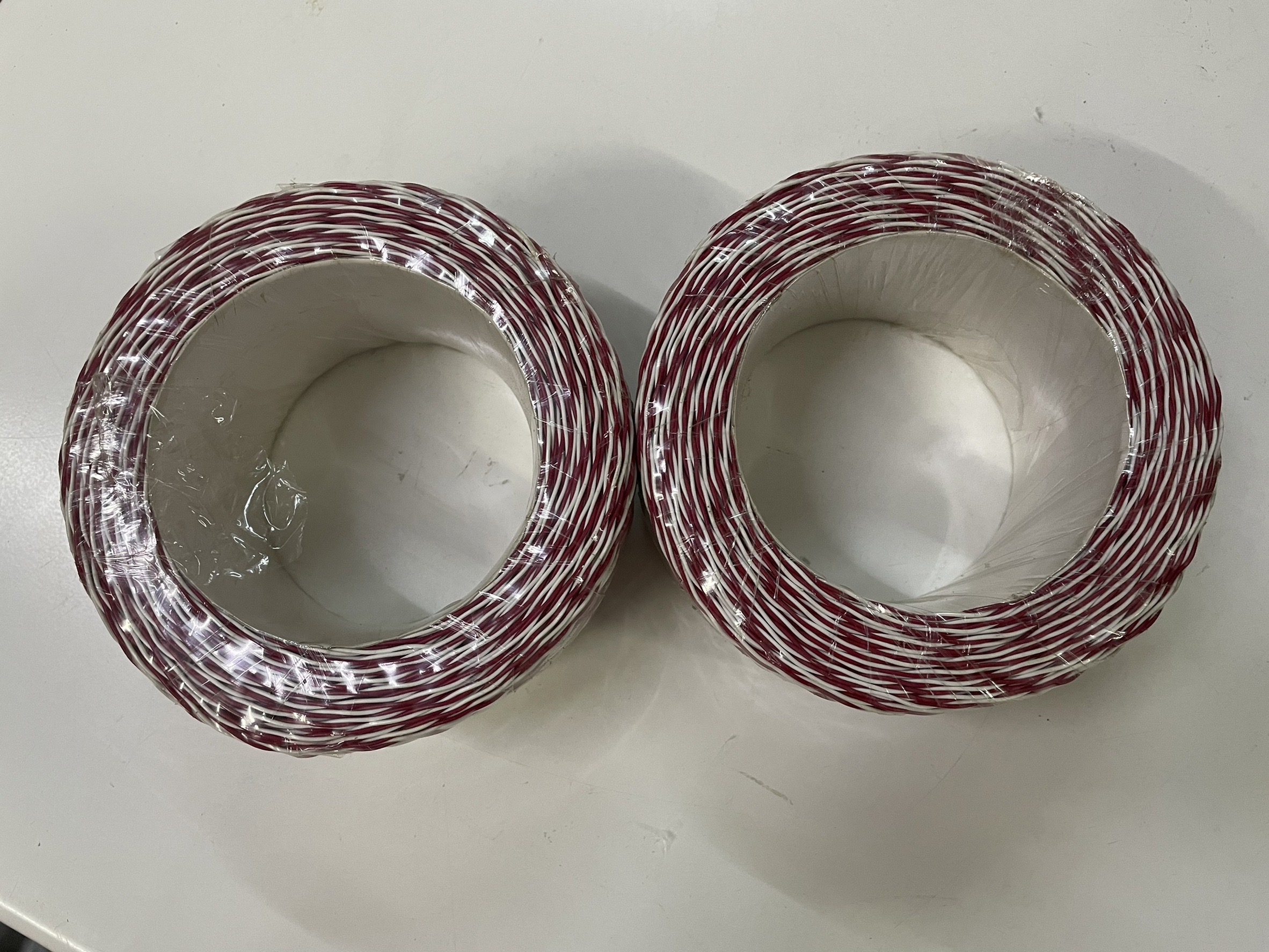 Jumper Wire Cable (200m/Box) LINK (UL-0002) White-Red 2 CORE