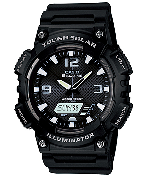 CASIO รุ่น AQ-S810W-1AVDF สีดำ BLACK สินค้าของเเท้ รับประกันศูนย์ CMG
