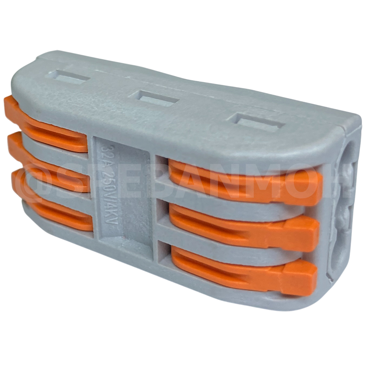 [ 1 ชิ้น ] SPL-3 ต่อตัวสายไฟ 2ช่อง Push Wire Terminal Block Connector ข้อต่อสายไฟ รวมสายไฟ ต่อรวมสายไฟ เต๋าต่อสาย ต่อสายไฟ ตัวต่อสายแบบปลอดเร็ว เทอร์มินอล ต่อสายไฟ Quick Connection Terminal แบบถอดได้ แบบปลอดเร็ว 3 ออก 3 3P คอนเน็คเตอร์เชื่อมสายไฟ