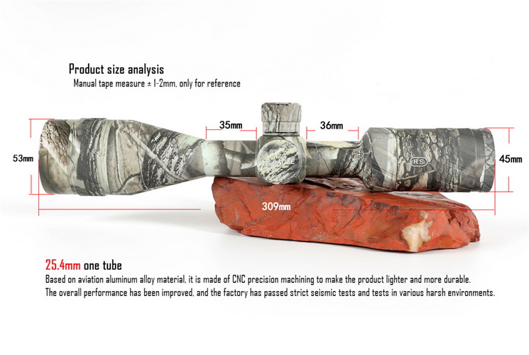 กล้อง กันน้ำ กันกระแทก T-EAGLE CM 4 16X44AO SCOPE