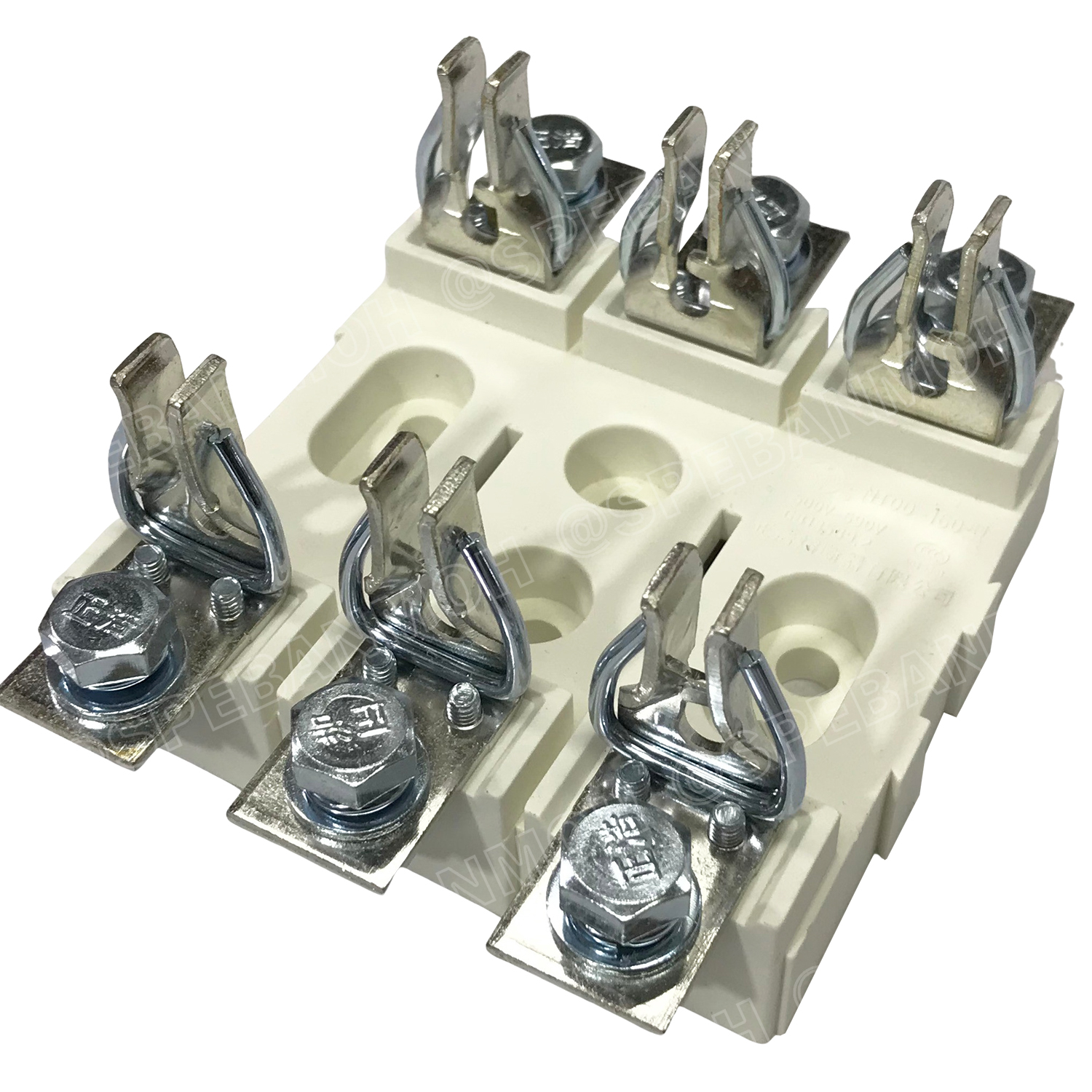 [ 1 ชิ้น ] NT00-160 Fuse Holder กระบอกฟิวส์ใบมีด ฟิวส์แรงต่ำ NT00 FUSE Holder NT00 gL NT000 กระบอกฟิวส์ สำหรับฟิวส์แรงต่ำ ป้องกันการลัดวงจร กระแสเกิน Rail Mount Fuse Holder for 00 Fuse 1P 2P 3P HRC Low Voltage Quartz Sand Knife Type Fuse Base