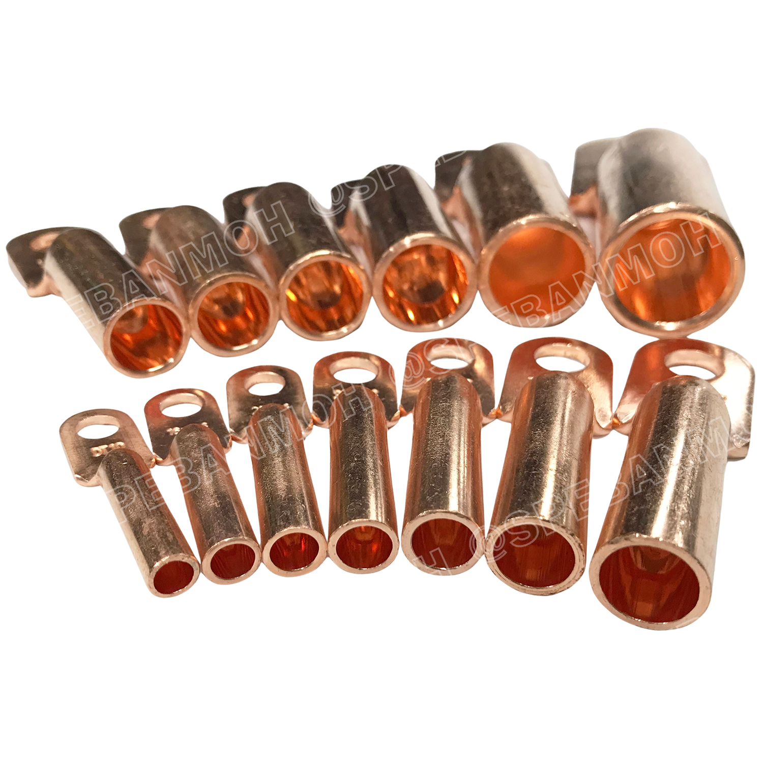 [ 2ชิ้น ] DT-25 หางปลาทองแดง DT Copper Terminal หางปลาเข้าสายไฟ Cable Lug Copper หางปลาสายแบตเตอรี่ Battery Terminal หางปลาแบบหนา Un-Insulated Crimping Terminal สายแบต หางปลาต่อสายไฟ Crimping Terminal for battery cable