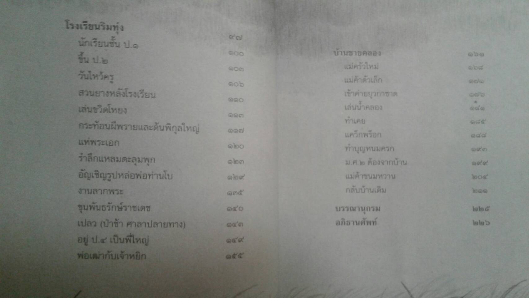 บ้านชายทุ่ง : สารคดีสำหรับเยาวชน รางวัลชนะเลิศแว่นแก้ว ประจำปี 2552