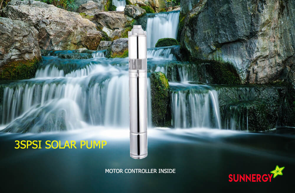 ปั๊มน้ำบาดาล STC-3SPSI SOLAR PUMP