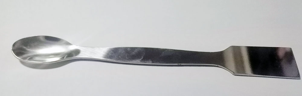 ช้อนตักสารเคมีสแตนเสลยาว 15 เซนติเมตร