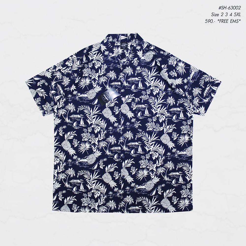 เสื้อเชิ้ตแฟชั่น ไซต์ใหญ่ เสื้อเชิ้ตผู้ชายอ้วน #SH-63002 2XL-5XL