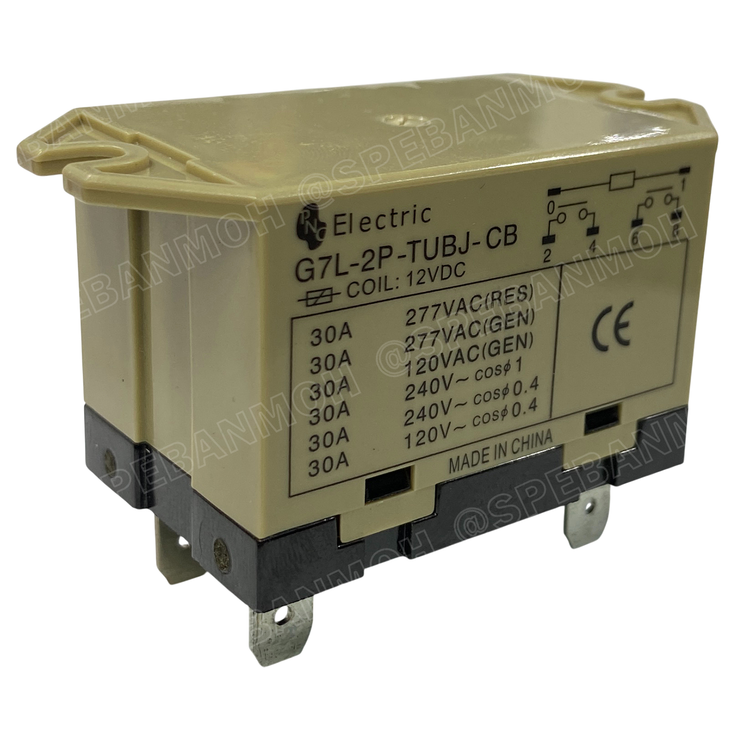 [ 1 ชิ้น ] G7L-2P-TUBJ-CB/12V รีเลย์ Relay G7L Coil Voltage 12VDC 30A 250VAC รีเลย์ 6ขา 6Pin เพาวเวอร์รีเลย์ Power Relay รีเลย์อุตสาหกรรม Control Relay เพาเวอร์ รีเลย์ เพาเวอร์ รีเลย์ แมกเนติก คอนแทคเตอร์ แอร์ แบบเงียบ 2P 30A
