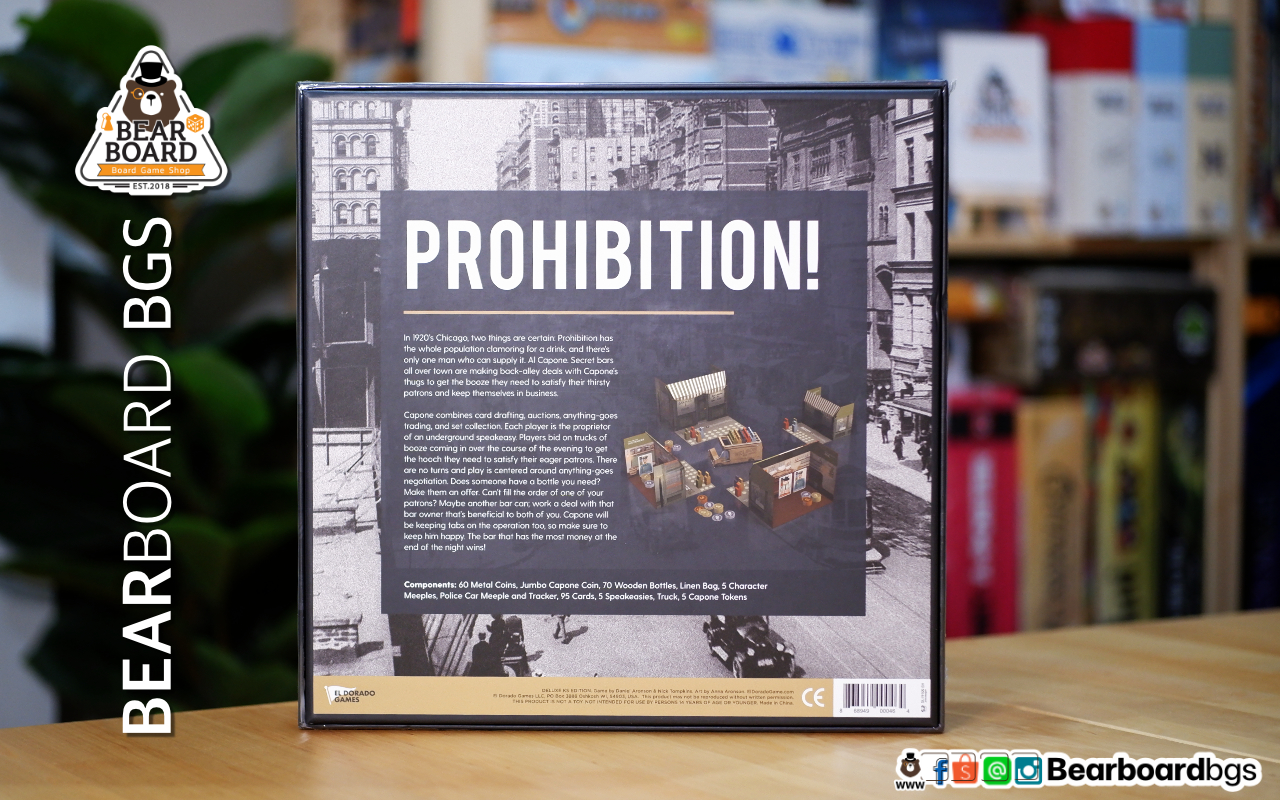Capone: The Business of Prohibition KS บอร์ดเกม ของแท้