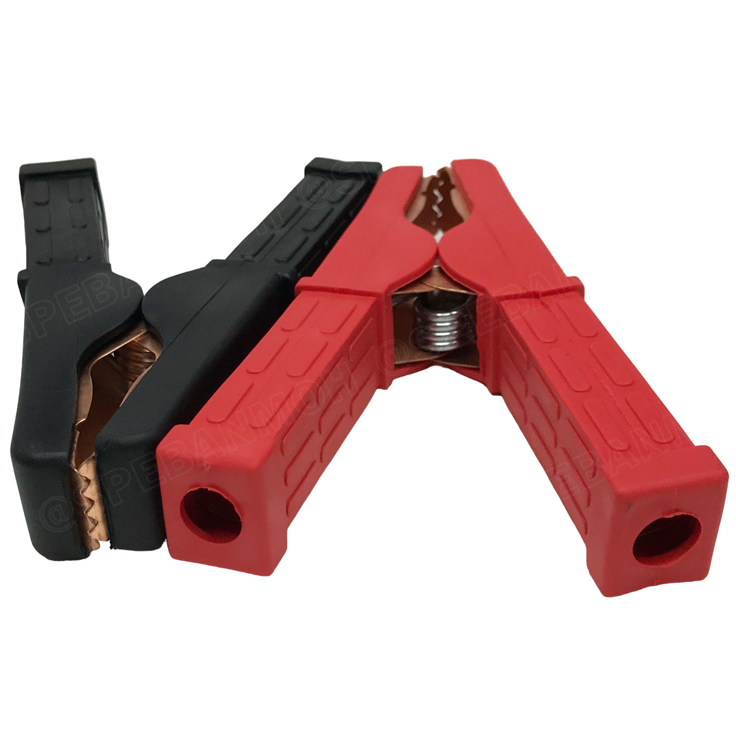 [ 1คู่ ] AL-057 ปากคีบขั้วแบต 100A ปากคีบแบตเตอรี่รถยนต์ ทองแดง ปากคีบ แบต แบด ทองแดง ปลายทองแดง Clamps For Car Battery ปากคีบสายชาร์จแบต ปากคีบแบตเตอรี่ แดง ดำ ปากคีบขั้วแบตเตอรี่ ปลายคีบทองแดง แบตเตอรี่รถยนต์ ปากคีบ ดำ แดง ปลายทองแดง