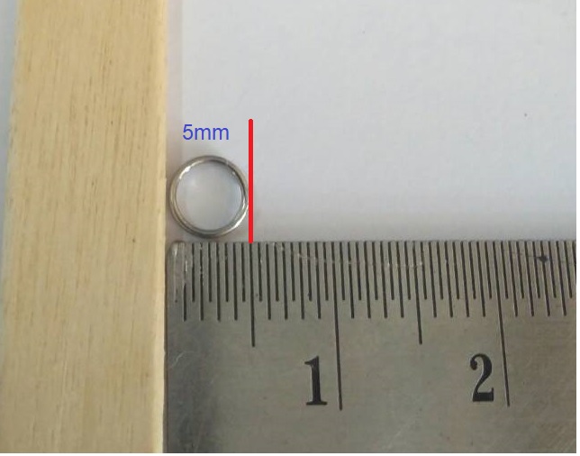 ห่วงวงแหวนเกลียวสองชั้น สแตนเลส 304 แพ็ค 200 วง เส้นผ่านศูนย์กลางมีหลายขนาด