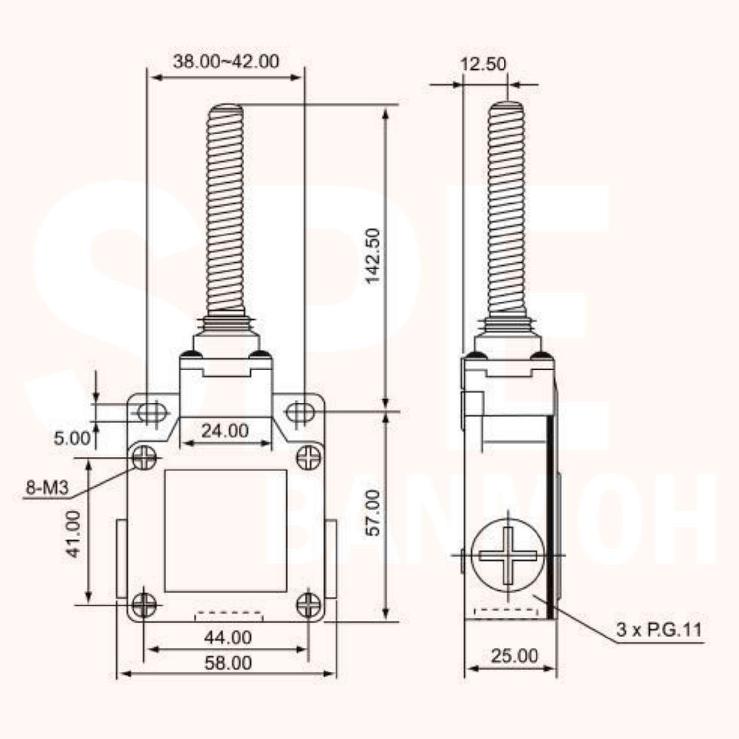 CSA-081 ลิมิทสวิทช์ Limitswitch Limit Switch CSA 081 CNTD ลิมิตสวิทย์ ก้านยาว ล้อสั้น ล้อยาว ล้องอ ล้อใหญ่ ก้านเข็ม ก้านสั้น ปุ่มกด ลิมิทสวิท CNTD COM NO NC กดติดปล่อยดับ Momentary On กดดับปล่อยติด Momentary Off กดติด ปล่อยดับ กดดับ ปล่อยติด Normally Open