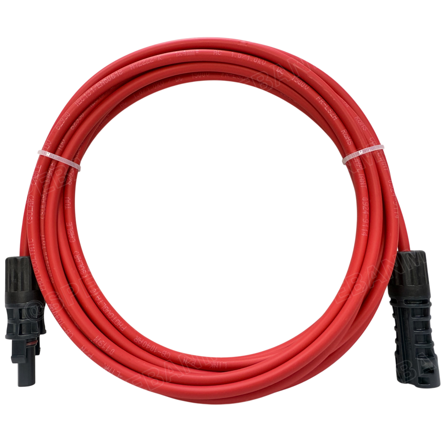 [ 1 เส้น ] CB-5054R CB-5054B สาย PV 1x4 sq.mm สำหรับ Solar Cell พร้อมหัว MC4 LINK สายไฟโซล่าเซลล์ 4 มิล PV1-F CB-5054 Patch Cord Solar Cabe สายสำเร็จรูปจากโรงงาน สายโซล่าเซลล์ เบอร์ 4.0 mm2 พร้อม MC4