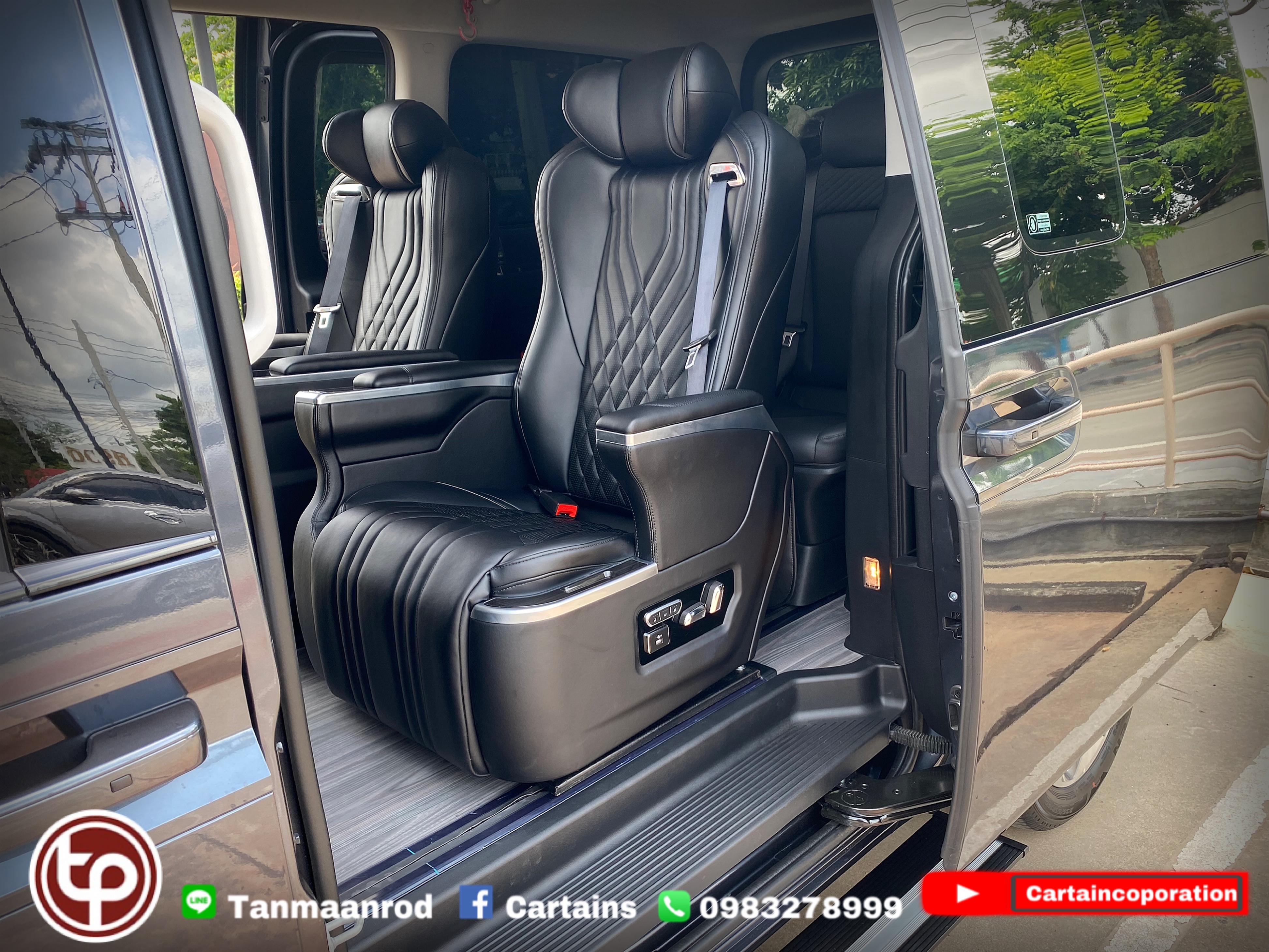 HYUNDAI Staria พี่กิต สปอตหน้าเซ็นทรัลปิ่นเกล้า [ปูพื้น + เบาะvip + บันไดไฟฟ้า] -0003