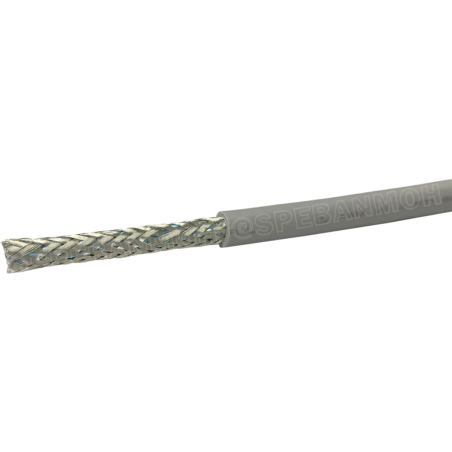 [ 100 เมตร ] TW-2464BS-22AWG-06C สีเทา Grey สายมัลติคอร์ 6 คอร์ ขนาด 22AWG 6Cx22AWG UL2464 300V 80°C AWG22 เบอร์ 22 สายชีลรอบ Braid Shielded Multicore Cable 6C Computer Cable TCU Tinned Stranded Copper AWM 2464 22AWG VW-1 80°C 300V E150612 Thai Wonderful