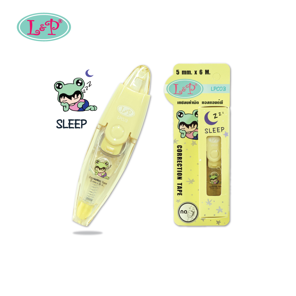เทปลบคำผิด L&P รุ่น LPC03 ขนาด 5 mm. x 6 m.