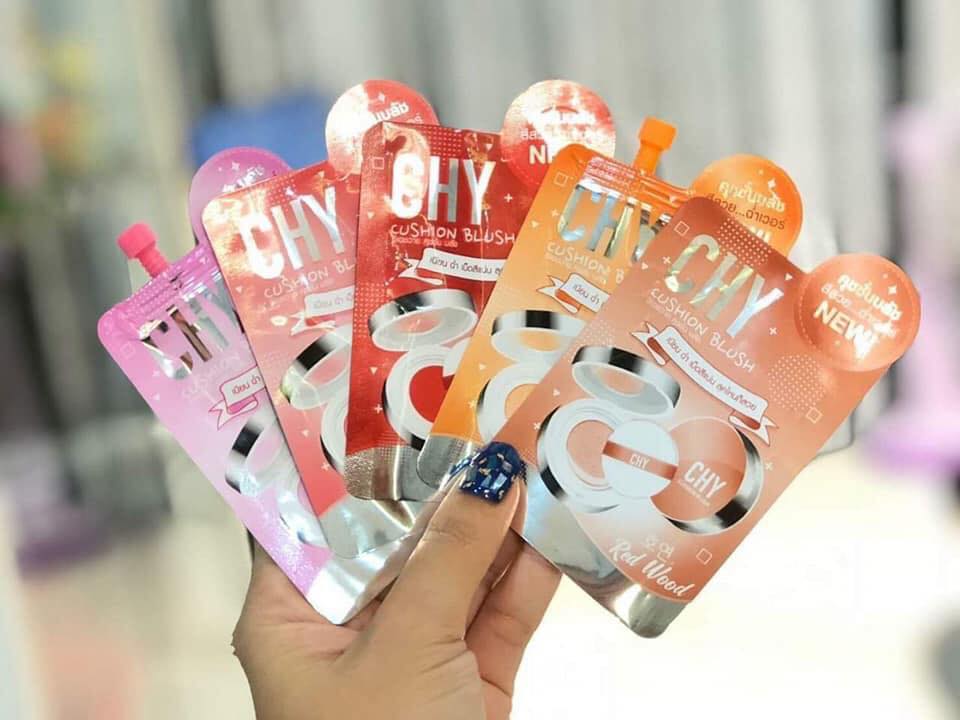 คุชชั่นบลัชออน CHY สี Sherbet orange