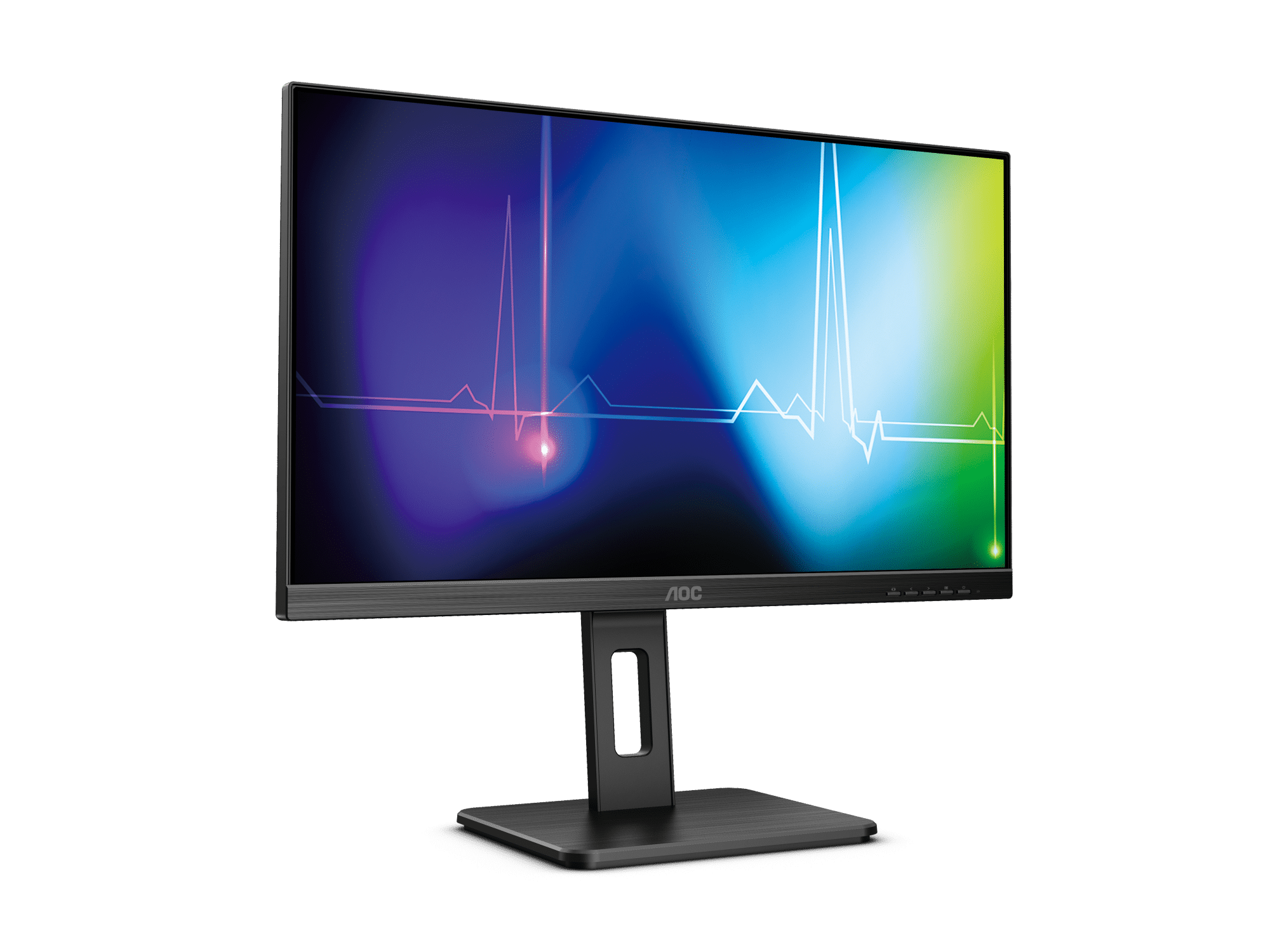 Monitor 23.8'' AOC 24P2C/67 (IPS, DP, USB-C, SPK, HDMI) 75Hz รับประกันศูนย์ไทย