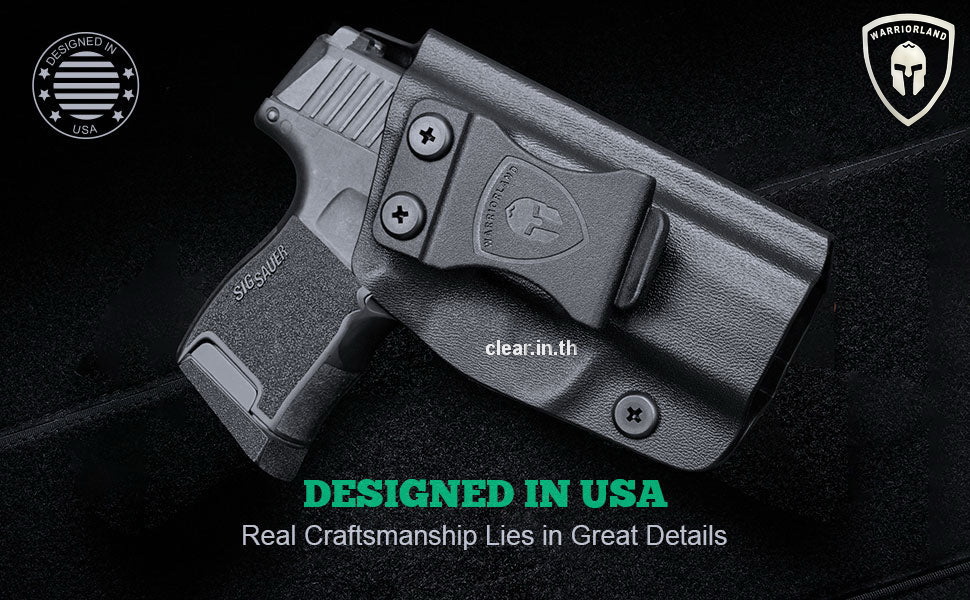 ซองพกใน Sig Sauer P365 / P365X / P365 SAS - IWB Holster - Claw & Optics Cut Available, Right Hand WARRIORLAND ส่งจากไทย