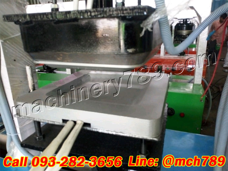 เครื่องอัดกาบหมากกึ่งอัตโนมัติ รุ่น MC-01 เครื่องขึ้นรูปจานกาบหมาก เครื่องทำจานกาบหมาก Semi Automatic Leaf Plate Making Machine