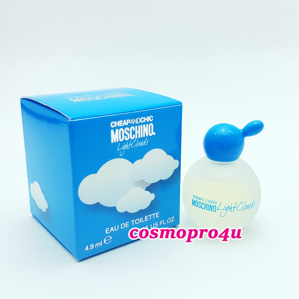น้ำหอมผู้หญิง MOSCHINO CheapAndChic Light Clouds EDT 4.9ml กลิ่นหอมแนว Floral - Musky
