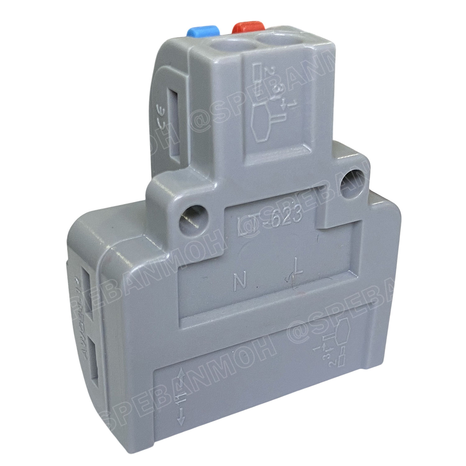 [ 1 ชิ้น ] LT-623 ตัวแยกสาย 3 ช่อง 2ชุด เข้า 3 ออก 6 32A 450V เทอร์มินอลต่อสายไฟ Terminal LT Series ตัวแยกสายแบบถอดได้ Wire connector terminal ขั้วต่อสายไฟ เทอร์มินอลเชื่อมต่อสายไฟ LT ตัวแยกสายแบบหนีบ Cable splitter เต๋าต่อสายไฟ