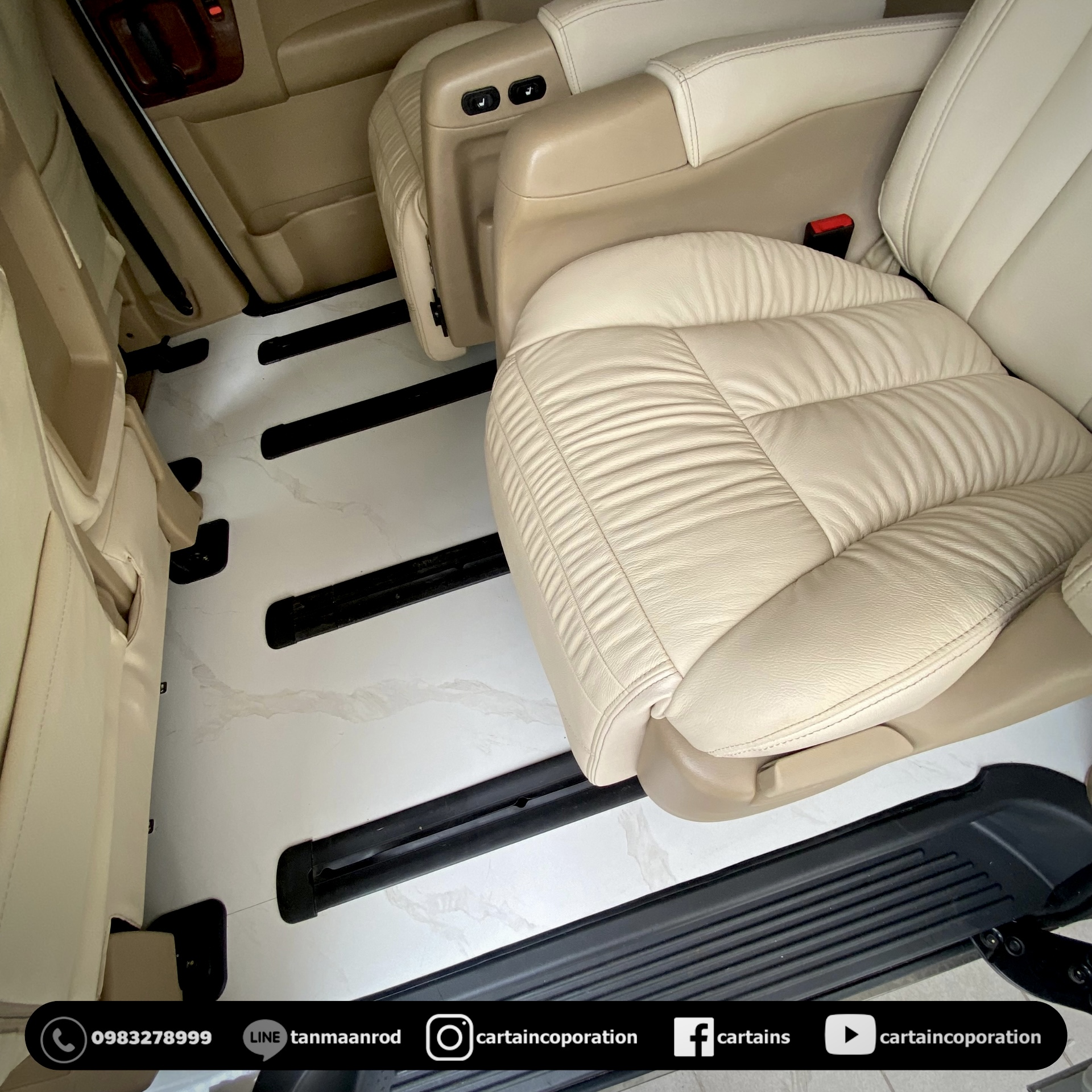 ปูพื้นลามิเนต Hyundai starex