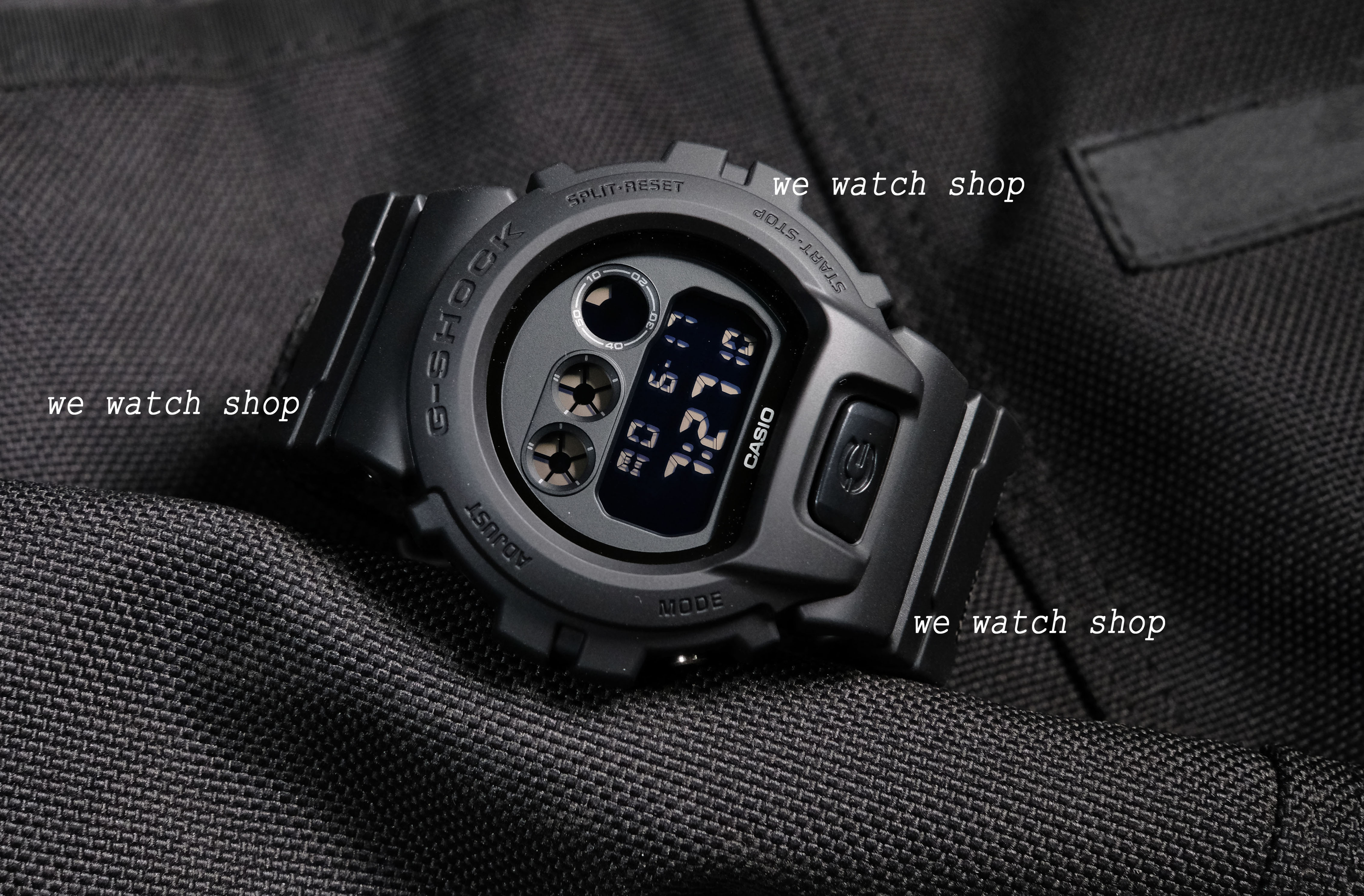 CASIO G-SHOCK รุ่น DW-6900BBN-1DR สีดำ สินค้าของเเท้ รับประกันศูนย์ CMG