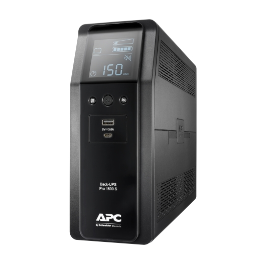 APC Back UPS Pro Sinewave 8 Outlets AVR LCD interface เครื่องสำรองไฟ 960 Watts / 1.6kVA รุ่น BR1600SI ประกัน 3 ปี สำเนา