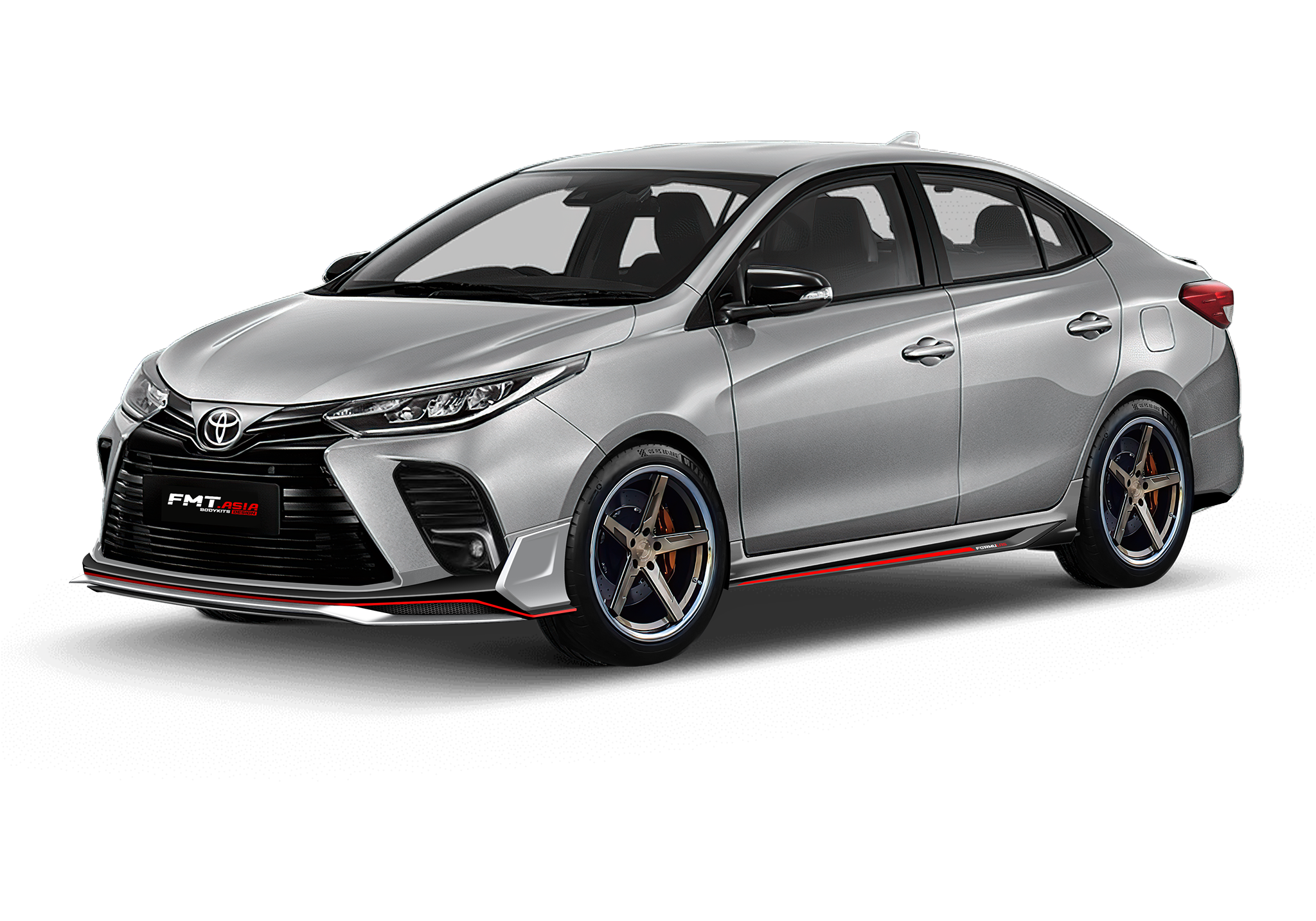 ชุดแต่งรอบคัน FMT : Yaris ATIV 2021 4 ประตู