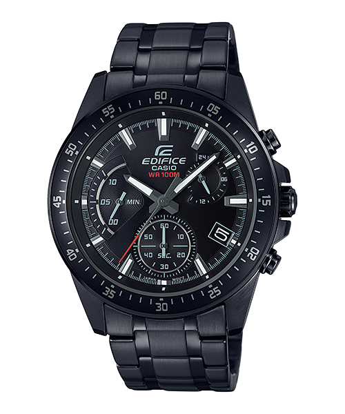 CASIO EDIFICE รุ่น EFV-540DC-1AVUDF สายสเเตนเลส สีดำ สินค้าใหม่ ของเเท้ รับประกันศูนย์ CMG