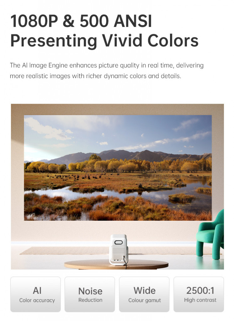 Wanbo T2 Ultra Projector โปรเจคเตอร์ พกพา รับประกันศูนย์ไทย 1 ปี