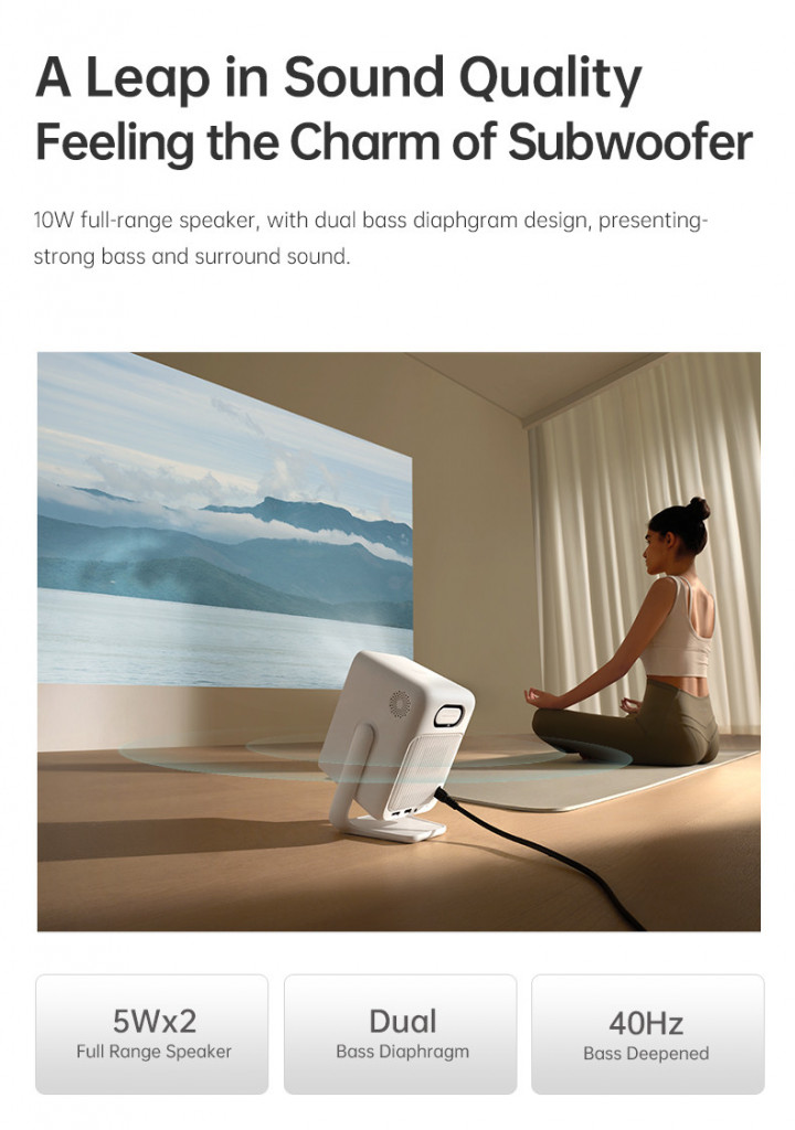 Wanbo T2 Ultra Projector โปรเจคเตอร์ พกพา รับประกันศูนย์ไทย 1 ปี