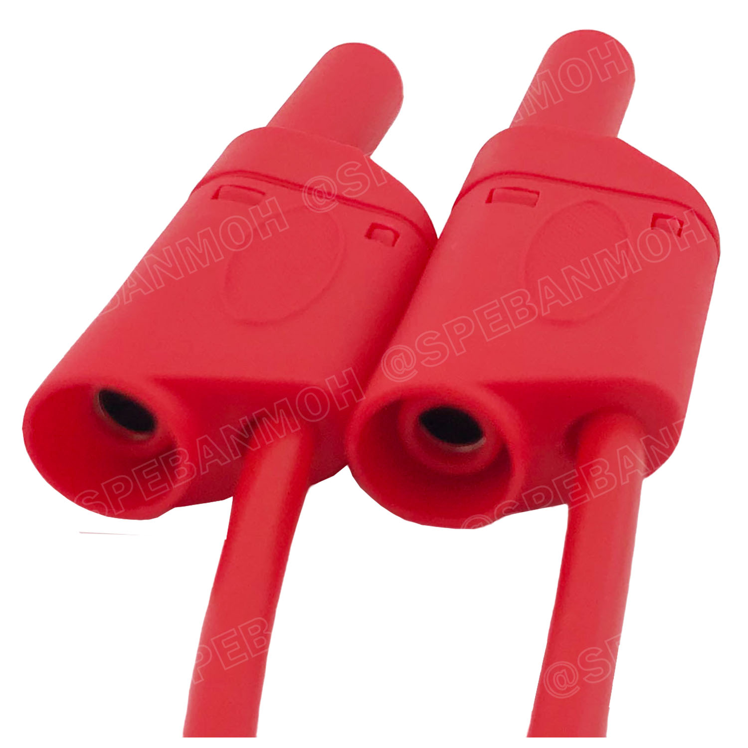 [ 1เส้น ] BNN-W-018 1M 4mm เลือกสี : สายเซฟตี้เทส Safety Test Lead สายบานาน่า พร้อมหัว ขนาด 4มิล 1.0 Sq.mm. 10A 1เมตร สายแทส สายพร้อมหัวบานาน่า Banana Plug with wire บานาน่าปลั๊ก สายปลั๊กกล้วย ปลั๊กกล้วย พร้อมสาย สายไฟเทส สายซัพพลาย สายพาวเวอร์ซัพพลาย