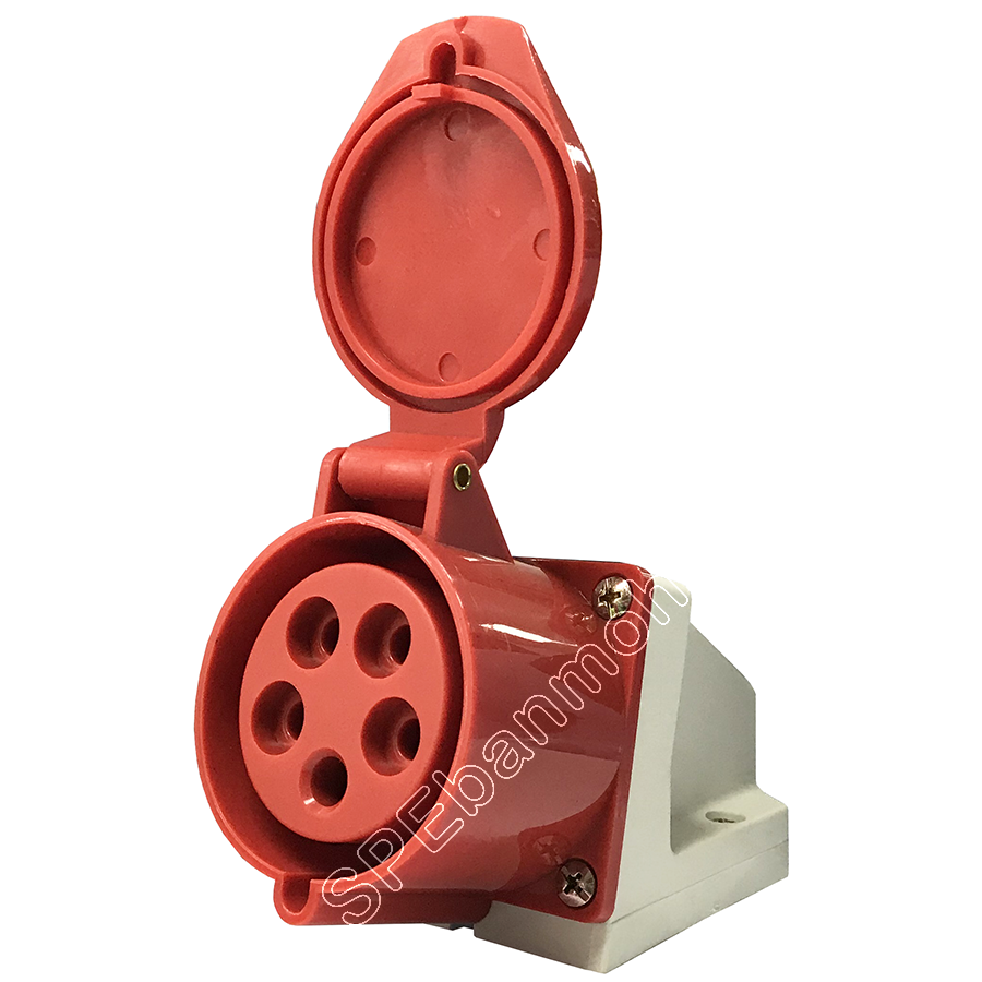พาวเวอร์ปลั๊ก SF-125L 5 ขา 32A 380V (3P+E+N) พาวเวอร์ ปลั๊ก ปลั๊กเพาเวอร์ ต่อสายไฟ หัวปลั๊ก ตัวผู้ ตัวเมีย เพาเวอร์ปลั๊ก ปลั๊ก มีขนาด 3P 4P 5P 16A 32A 63A 3ขา 4ขา 5ขา L N GLine Nuetron Ground พาวเวอร์ปลั๊ก สำหรับงานภาคสนามงานอุตสาหกรรม ผู้ต่อสาย เมียต่อสา