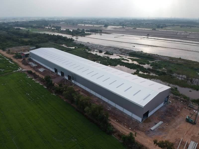 โกดังสำเร็จรูปHW-HC 52x120x10 m อยุธยา
