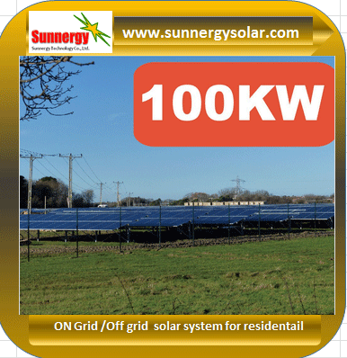 100KW on grid solar system