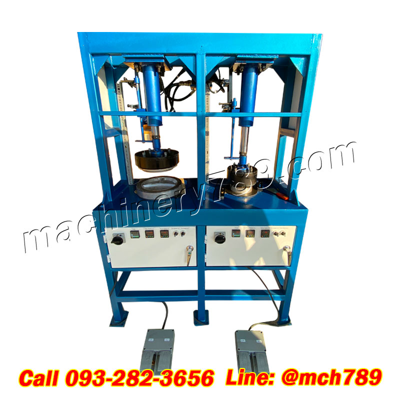เครื่องอัดกาบหมากกึ่งอัตโนมัติ รุ่น MC-02 เครื่องขึ้นรูปจานกาบหมาก เครื่องทำจานกาบหมาก Semi Automatic Leaf Plate Making Machine