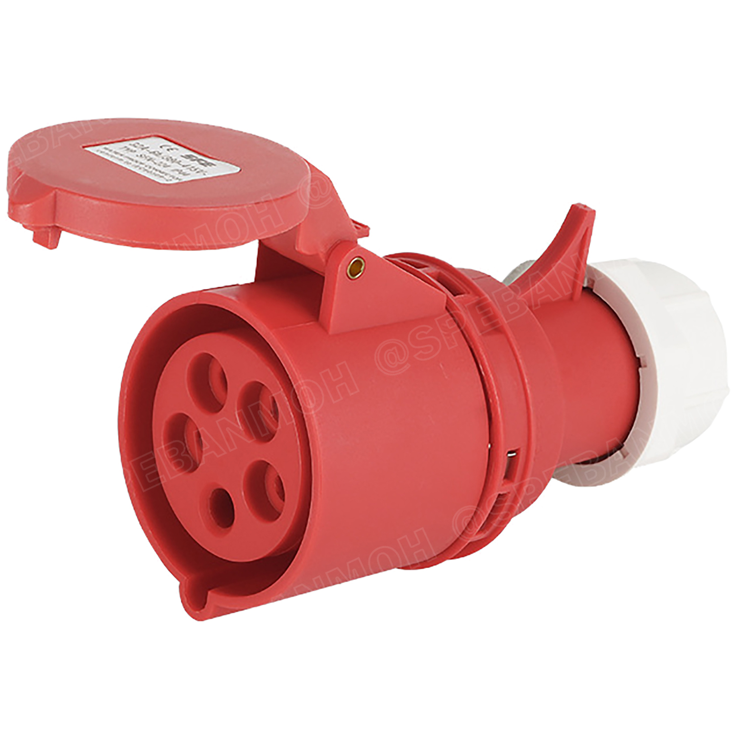 [ 1 ชิ้น ] SFN Power Plug IP44 ตัวเมียต่อสาย Female Inline ปลั๊กอุตสาหกรรม ขนาดใหญ่ กระแสสูง High current Female for Connect to Cable ขั้วต่อไฟฟ้าขนาดใหญ่ คอนเน็คเตอร์กันฝุ่น ระดับIP44